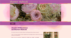 Desktop Screenshot of blumen-malecek.at